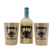 Kép 4/6 - Knut Hansen Dry gin fa díszdobozban 2 pohárral (0,5L / 42%)