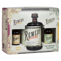 Remedy Spiced rum + Remedy Pineapple rum mini, Remedy Elixir rum mini (0,7L+2x0,05L / 41,5%)