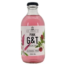 Sir James 101 Pink Gin&Tonic jellegű alkoholmentes cocktail DRS (0,25L / 0,0%)