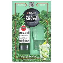 Bacardí Carta Blanca rum DD pohárral DRS (0,7L / 37,5%)