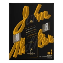 Johnnie Walker Black Label whisky ajándékcsomag 2 highball pohárral (0,7L / 40%)