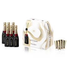 Moët & Chandon Brut Impérial EOY23 6 db kiöntő tölcsérrel (6x0,2L)