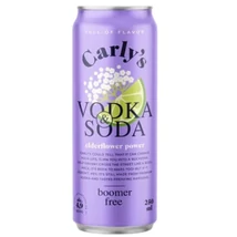 Carly's Elderflower Power vodka & soda RTD DRS (0,25L / 4,9%)