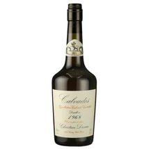 Calvados Christian Drouin 1968 fadobozban (0,7 l, 40%)