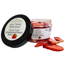 G&T Botanicals Liofilizált Szeletelt Eper kis tégelyes (10g)