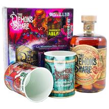 The Demons Share 6 éves rum ajándékcsomag két alumínium pohárral (0,7L / 40%)