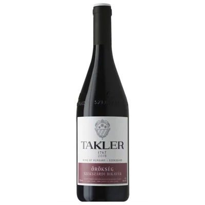 Takler "Örökség" Bikavér Prémium 2018 / 2019 Szekszárd (0,75L)