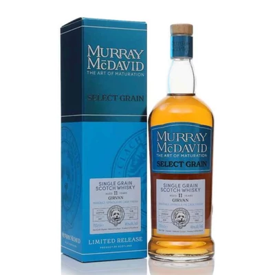 Girvan 11 éves First Fill Bourbon Finish Select Grain Murray McDavid whisky (0,7L / 46%)