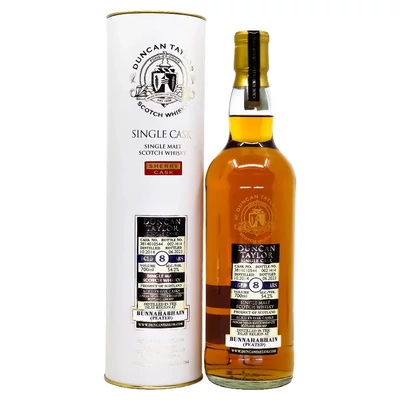 Bunnahabhain 2014 8 éves Duncan Taylor Heavily Peated (0,7L / 54,1%)