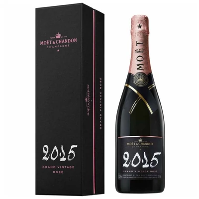 Moet & Chandon Grand Vintage Rosé 2015 (0,75L) díszdobozban