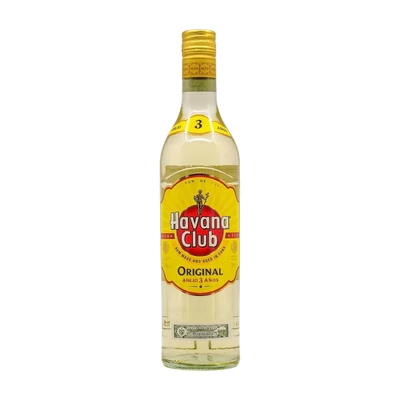 Havana Club 3 éves rum DRS (0,7L / 37,5%)