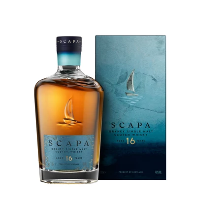 Scapa 16 éves whisky (0,7L / 48%)