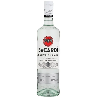 Bacardí Carta Blanca rum (0,7L / 37,5%)
