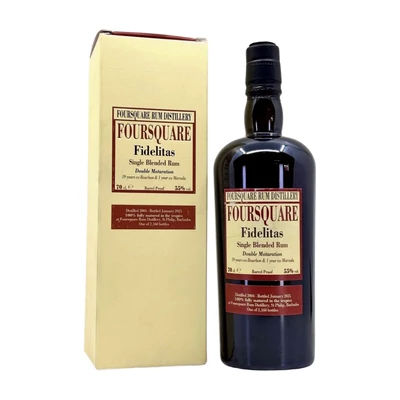 Foursquare Fidelitas 20 éves rum (0,7L/ 55%)
