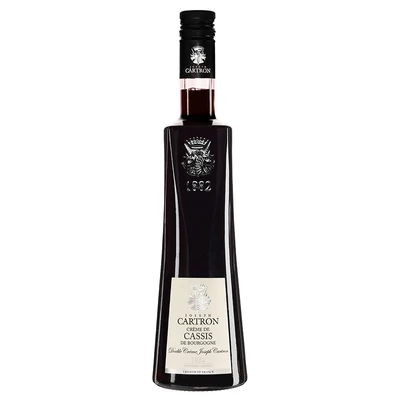 Joseph Cartron Creme de Cassis feketeribizlilikőr DRS (0,7L / 19%)