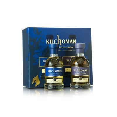 Kilchoman Ajándékcsomag 2X0,2 l Machir Bay+Sanaig (0,4L / 46%)