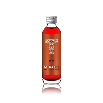Tatratea Őszibarack ízű mini tealikőr 42% (0,04L / 42%)