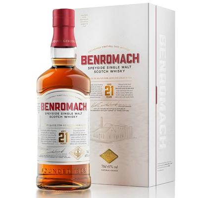 Benromach 21 éves whisky (0,7L / 43%)