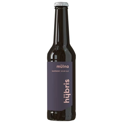 Hübris Mülna - raspberry sour ale DRS (0,33L / 3,7%)