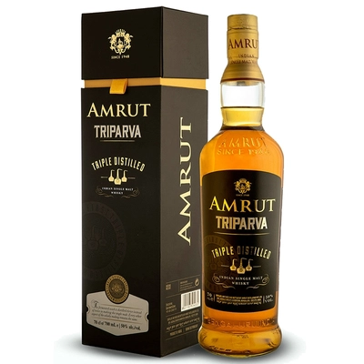 Amrut Triparva Triple Distilled (0,7L / 50%)