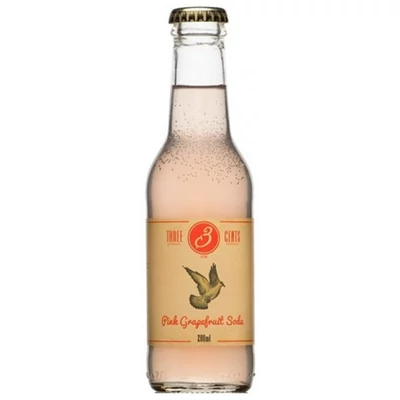 Three Cents Pink Grapefruit Soda DRS (0,2L)