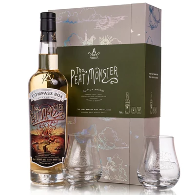 Compass Box The Peat Monster whisky DD 2 pohárral (0,7L / 46%)