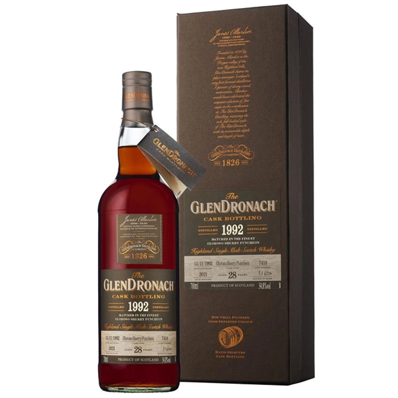 Glendronach Cask Bottling Batch 19. 1992 28 éves (Cask 7418) (0,7L / 54,8%)