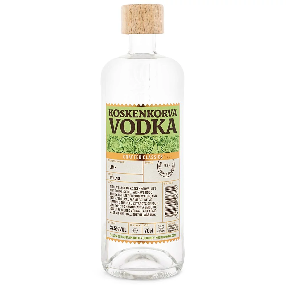 Koskenkorva Lime vodka DRS (0,7L / 37,5%)