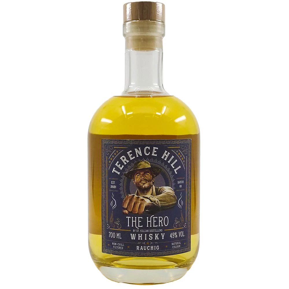 Terence Hill The Hero Rauchig Single Malt whisky (0,7L / 49%)