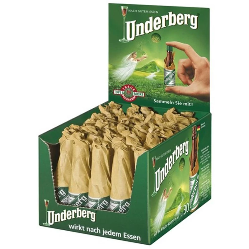 Underberg fém díszdobozban (12*0,02L / 44%)