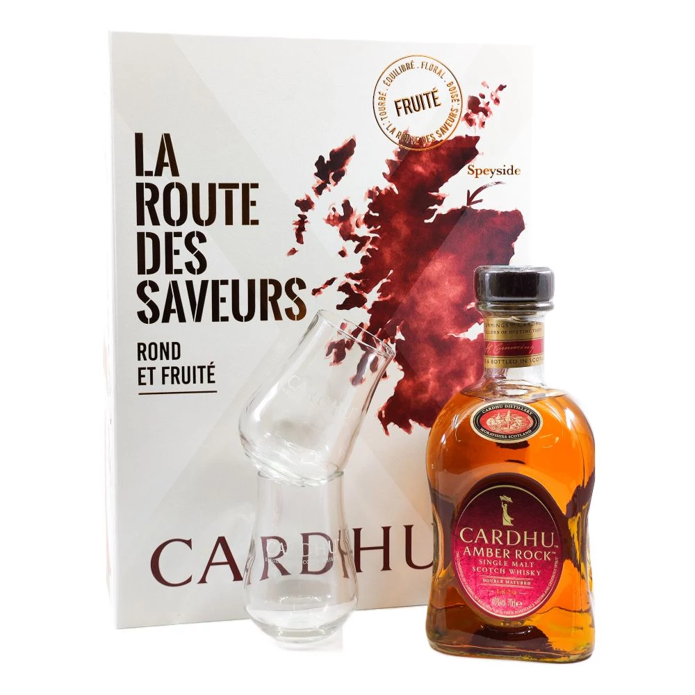 Cardhu Amber Rock whisky DD 2 pohárral (0,7L / 40%)