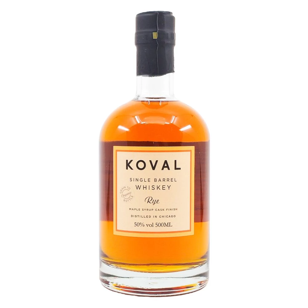 Koval Rye Single Barrel Maple Syrup Cask Finish whiskey (0,5L / 50%)