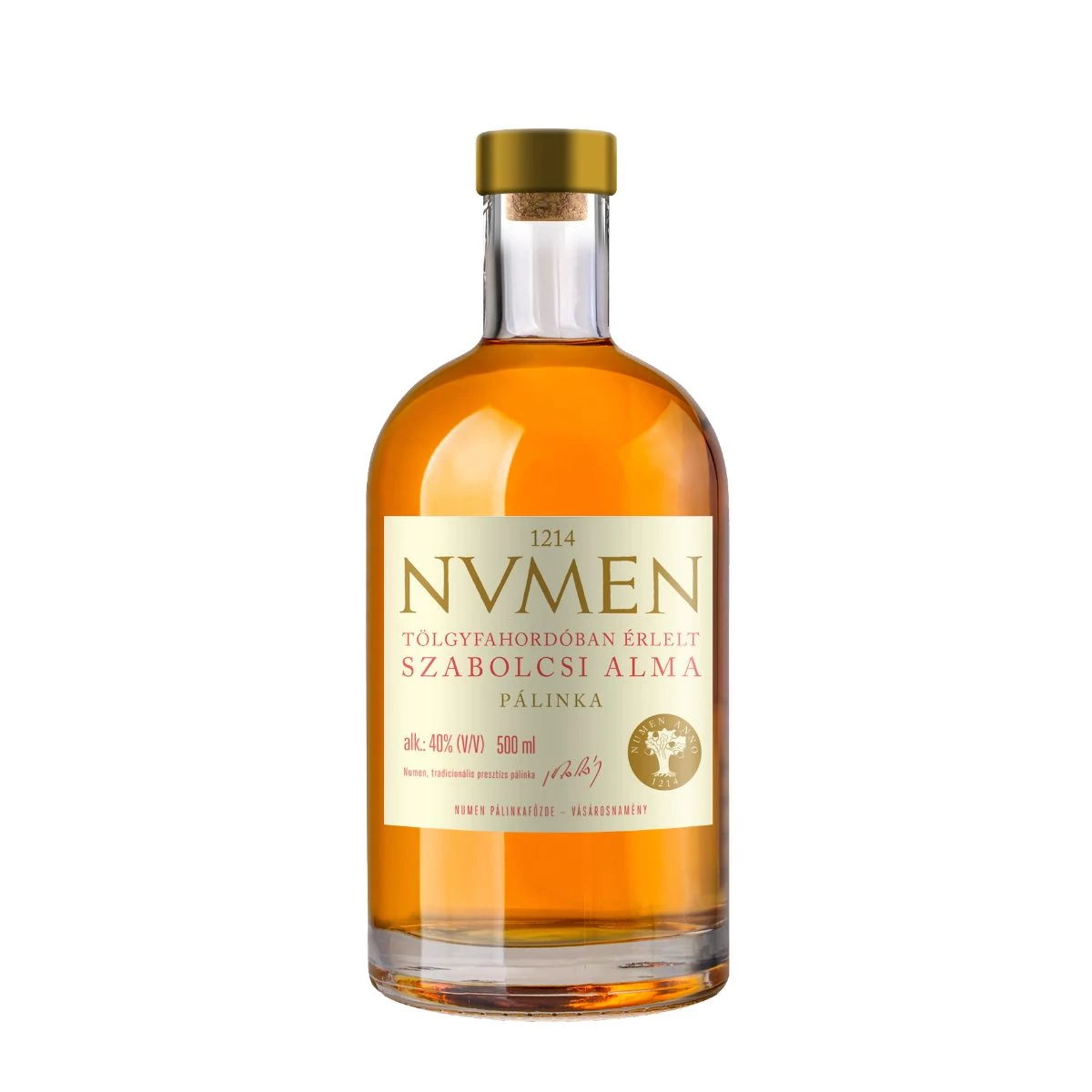 NVMEN Érlelt Szabolcsi Almapálinka (0,5L / 40%)