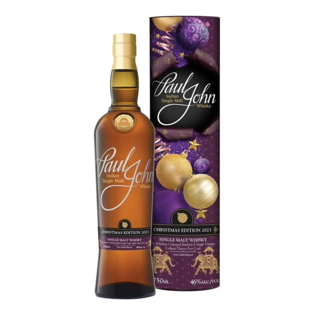 Paul John Christmas Edition Tawny Port Cask whisky (0,7L /46%)
