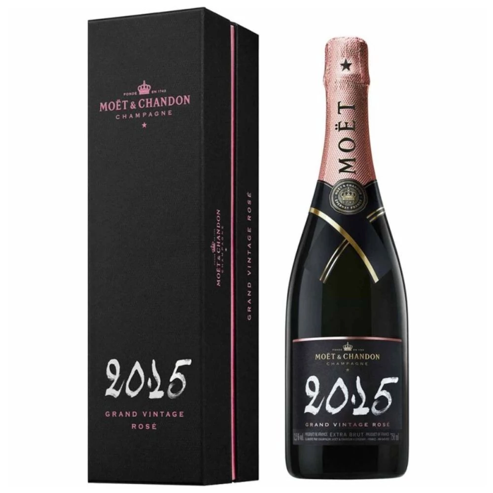 Moet & Chandon Grand Vintage Rosé 2015 (0,75L) díszdobozban
