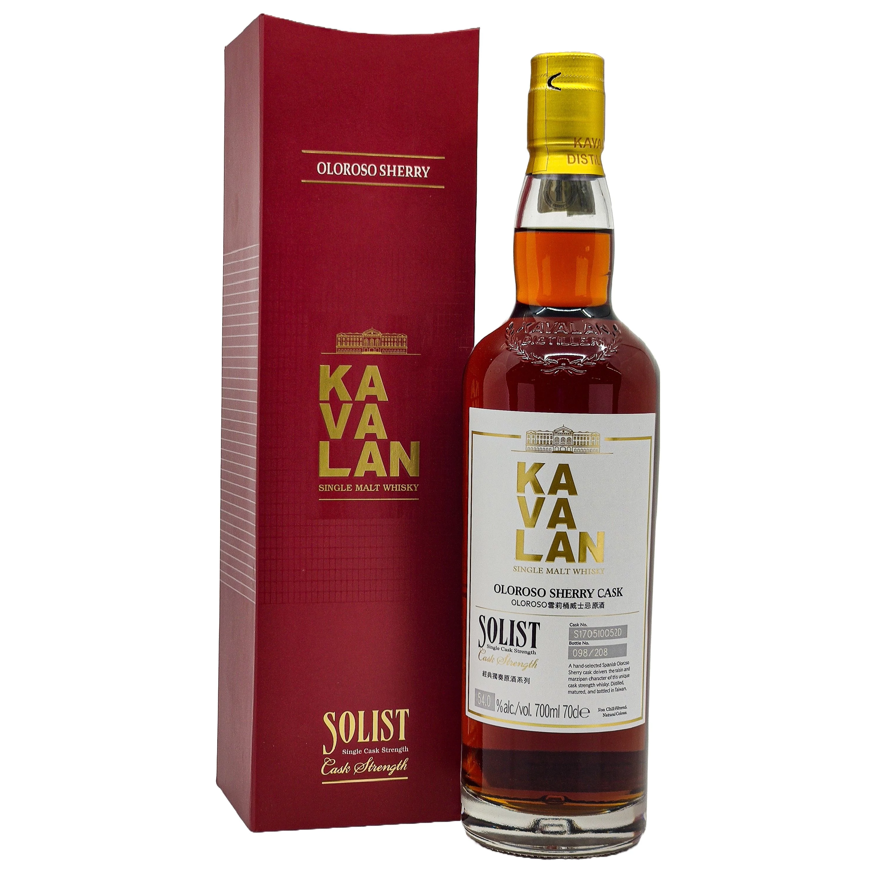 Kavalan Sherry Cask whisky (0,7L / 54%)