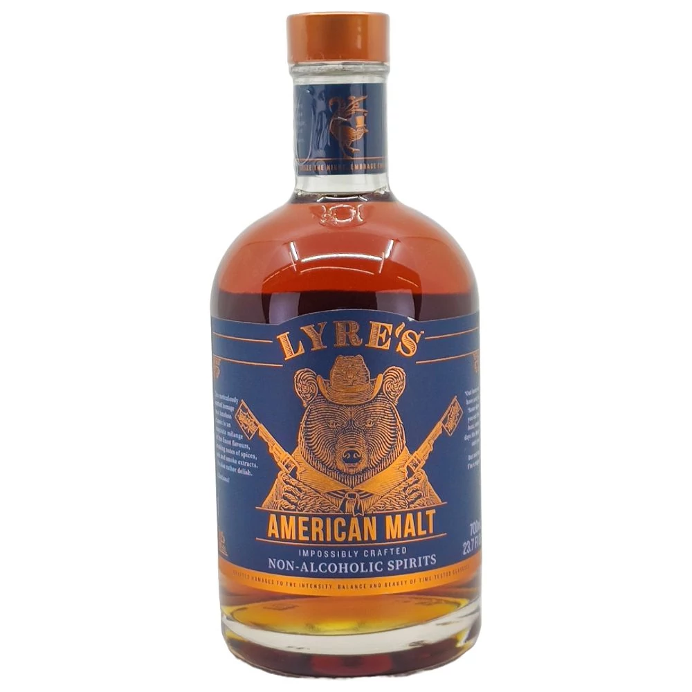 Lyre's American Malt alkoholmentes Whisky jellegű ital (0,7L / 0,0%)
