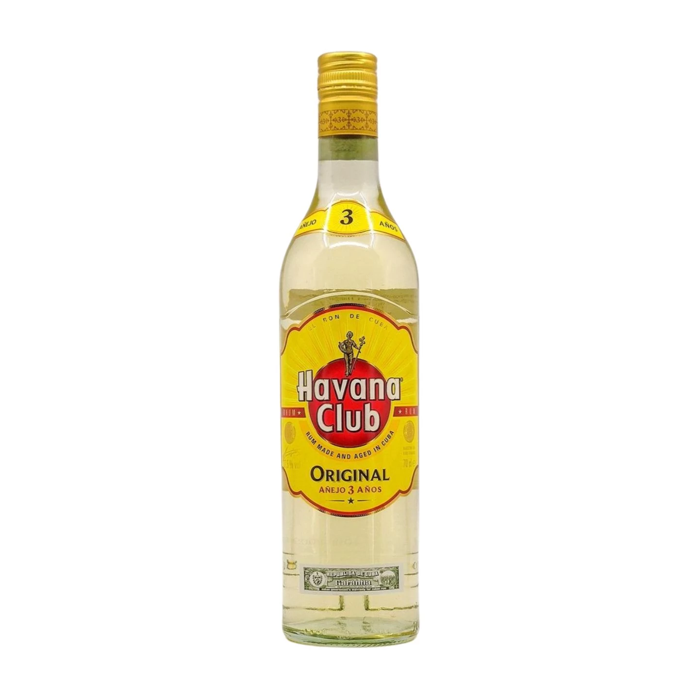 Havana Club 3 éves rum DRS (0,7L / 37,5%)