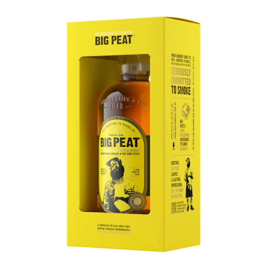 Big Peat 15th Anniversary Special Limited Edition whisky DRS (0,7L / 50%)