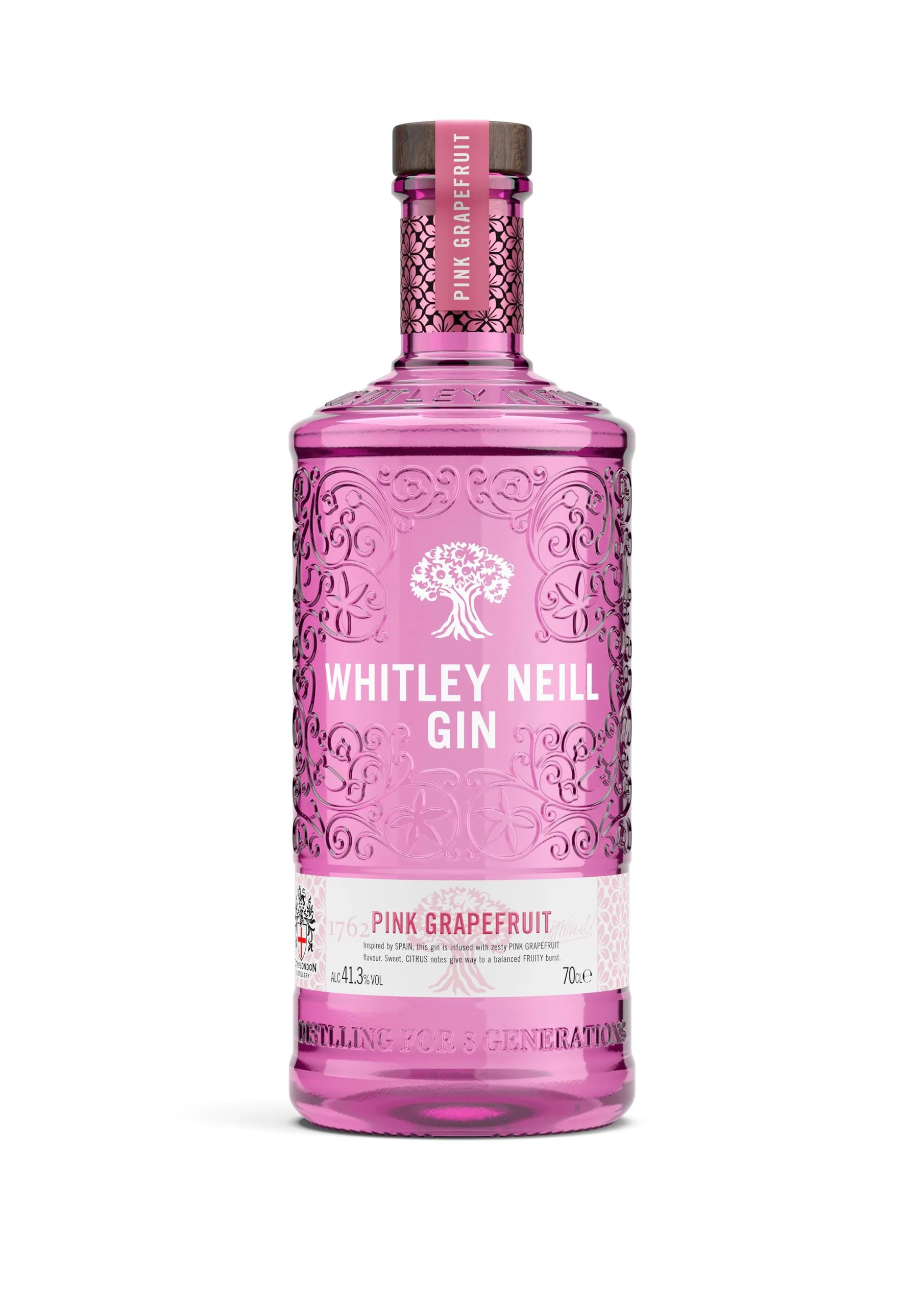 Whitley Neill Pink Grapefruit gin DRS (0,7L / 41,3%)