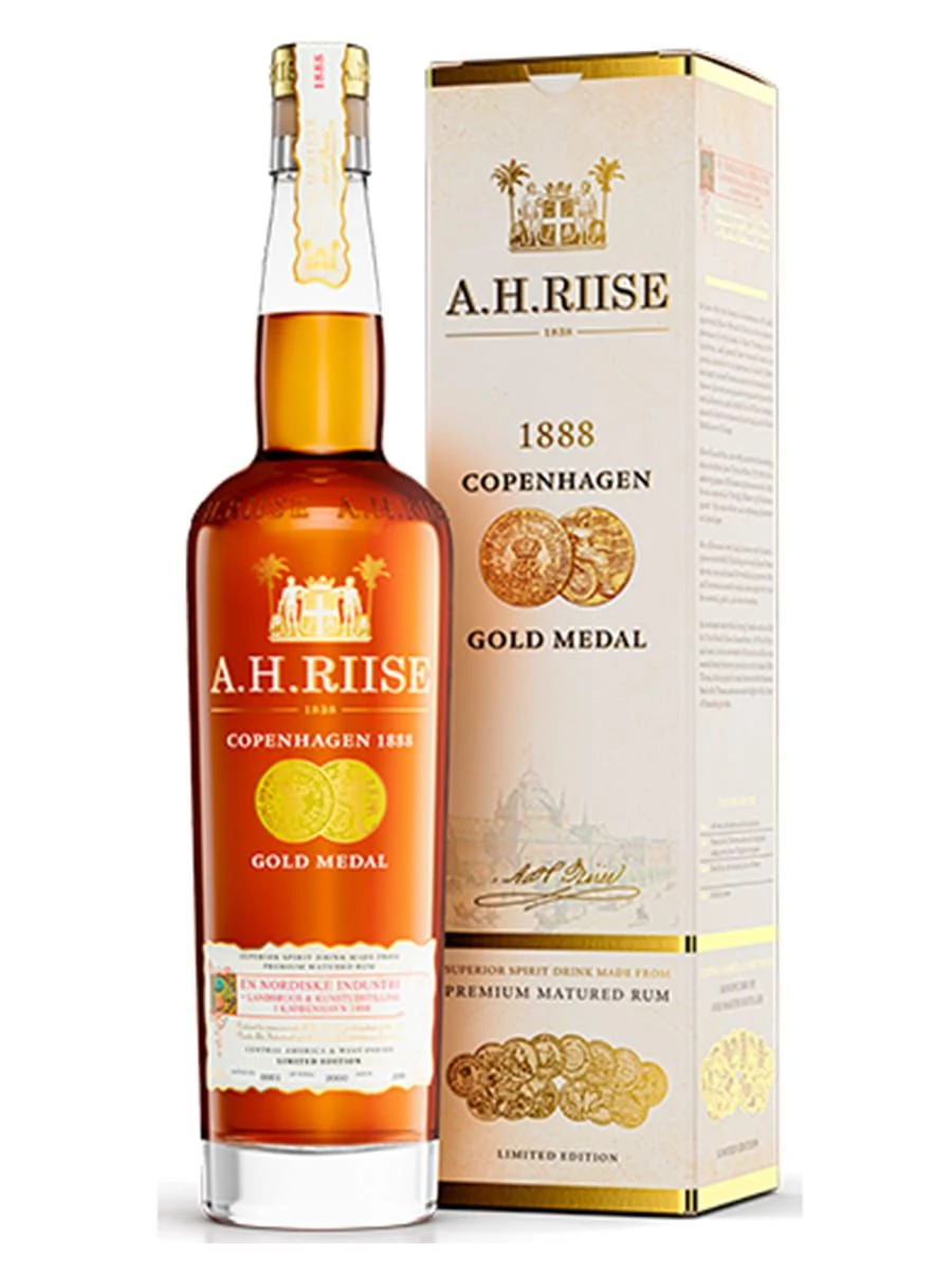 A.H. Riise 1888 Copenhagen Gold Medal rum (0,7L / 40%)