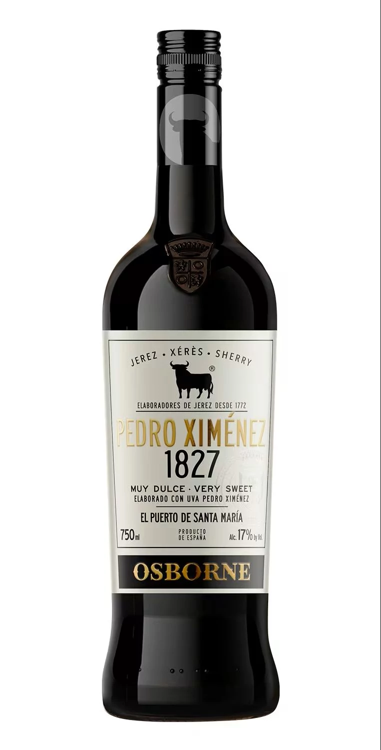 Osborne 1827 Pedro Ximenez sherry DRS (0,75L / 17%)