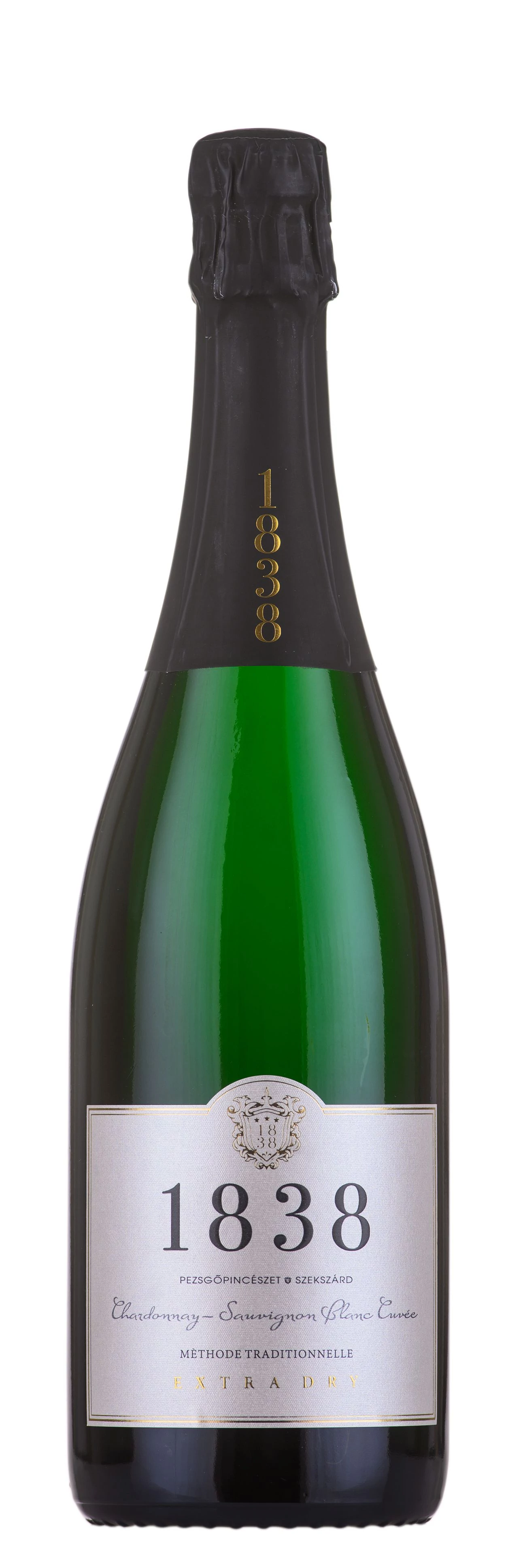 1838 Chardonnay-Sauvignon blanc extra dry pezsgő méthode traditionnelle 2021 DRS (0,75L)