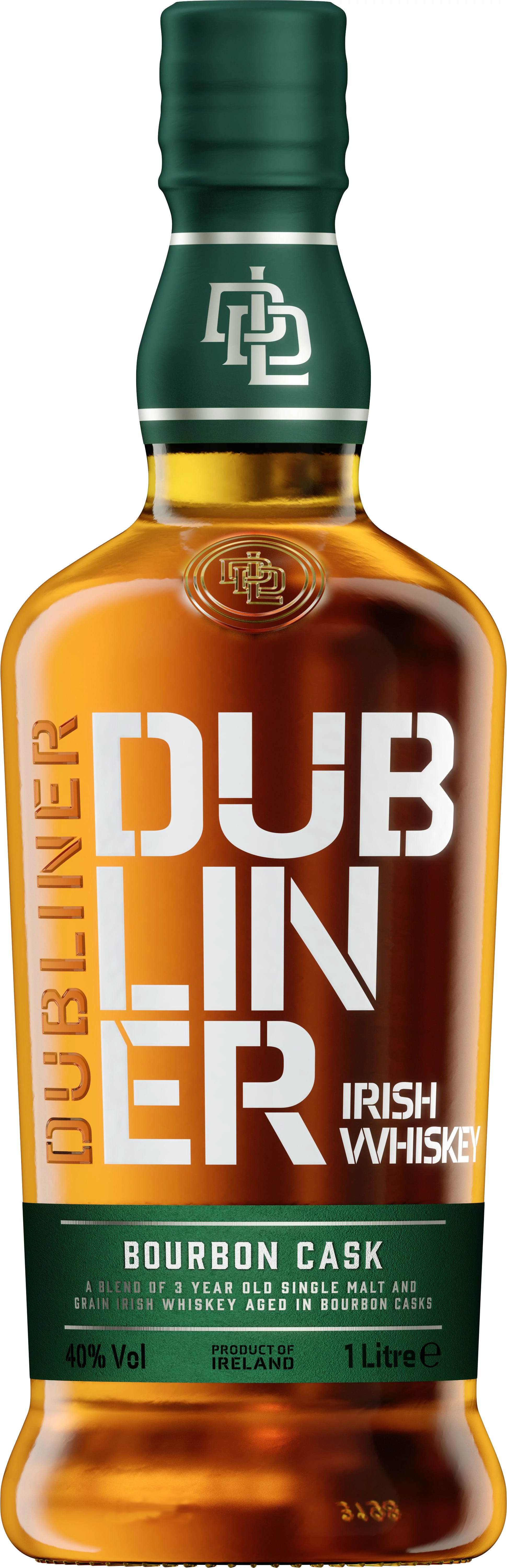 Dubliner Bourbon Cask Aged whiskey DRS (1L / 40%)