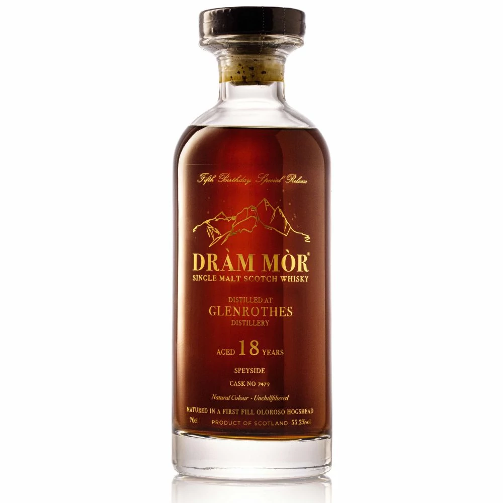 Glenrothes 2006 18 éves Dram Mór whisky (0,7L / 55,2%)