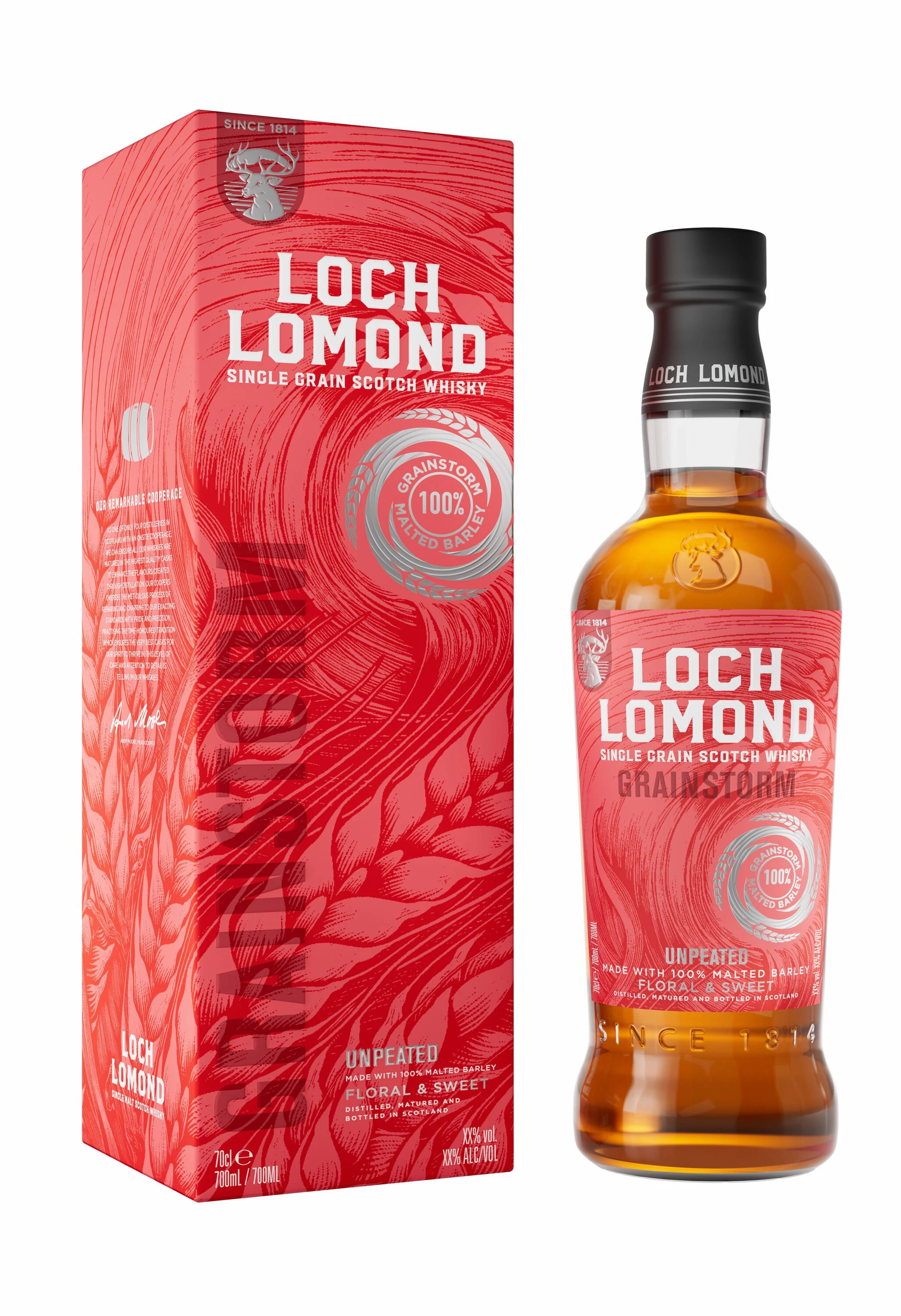 Loch Lomond Single Grain Grainstorm whisky DRS (0,7L / 46%)