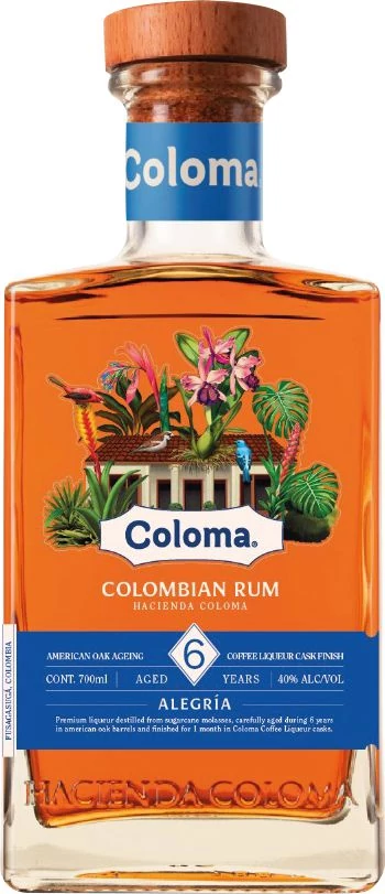 Coloma 6 éves Alegría rum (0,7L /40%)