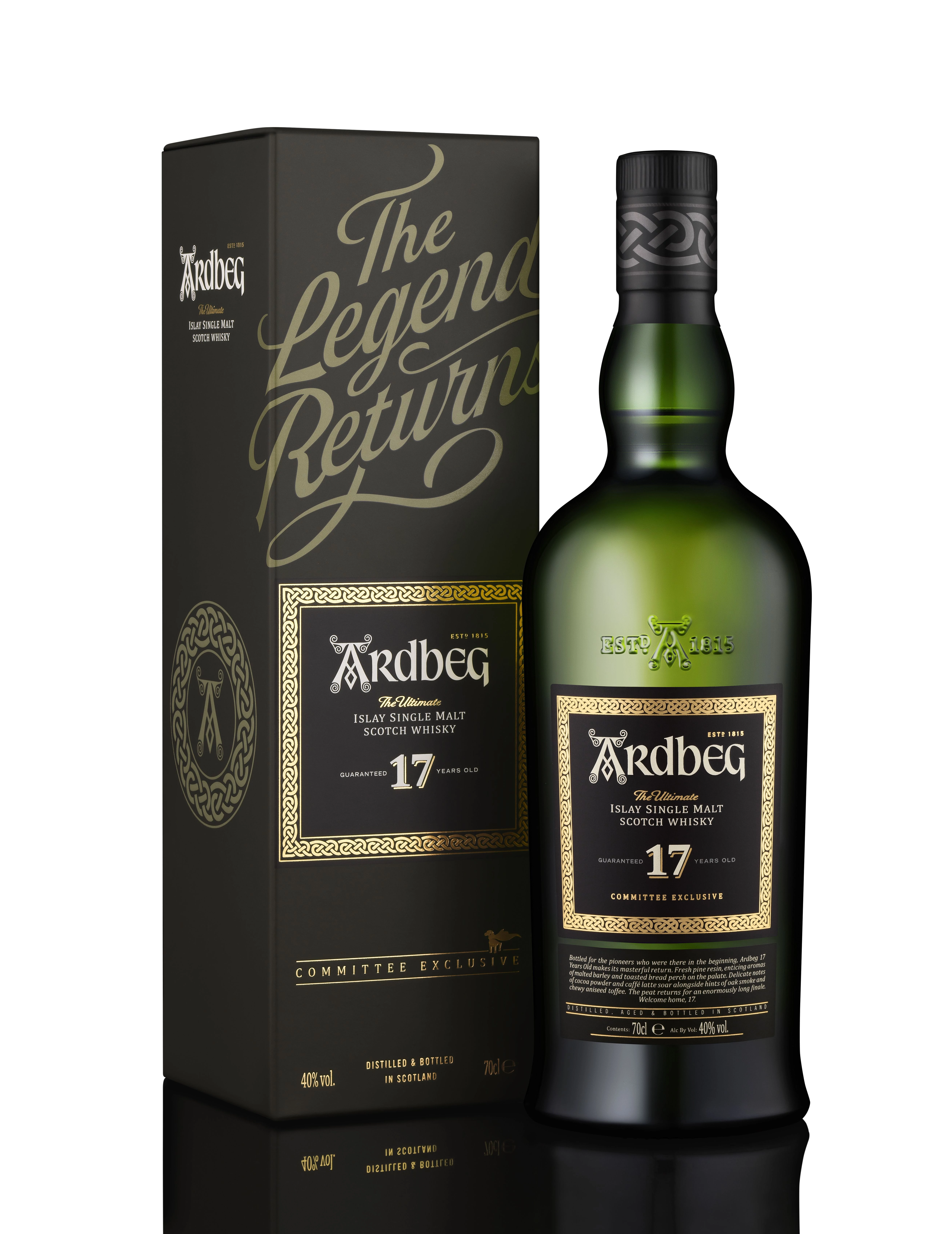 Ardbeg 17 éves whisky (0,7L / 40%)