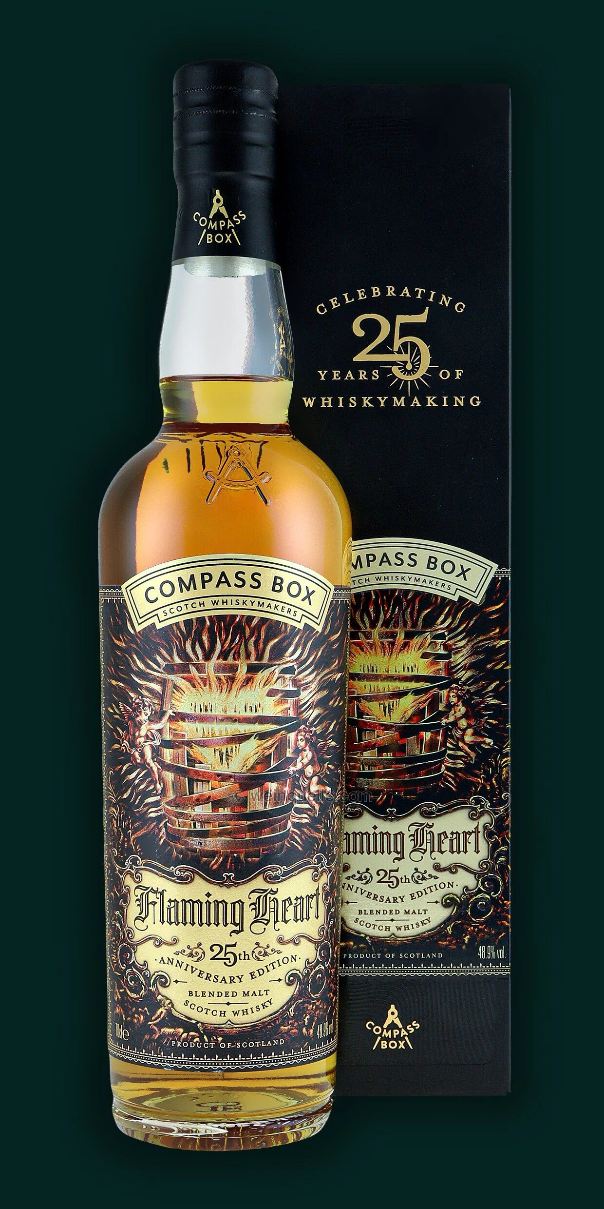 Compass Box Flaming Heart 25th Anniversary Edition whisky (0,7L / 48,9%)