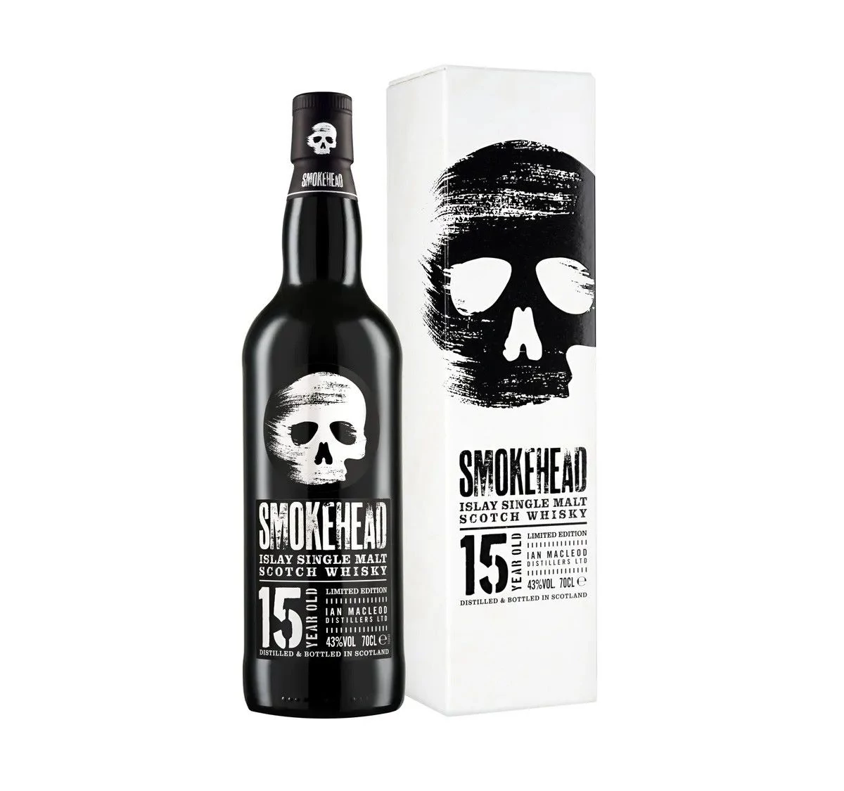 Smokehead 15 éves whisky DRS (0,7L / 43%)